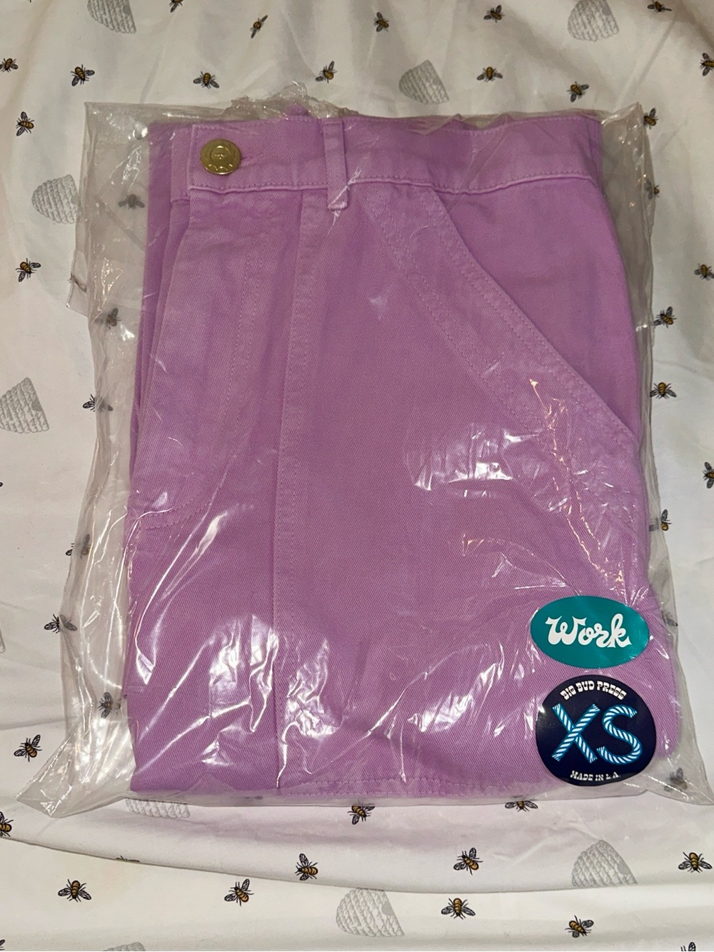 XS Big Bud Press Lilac Work Pants